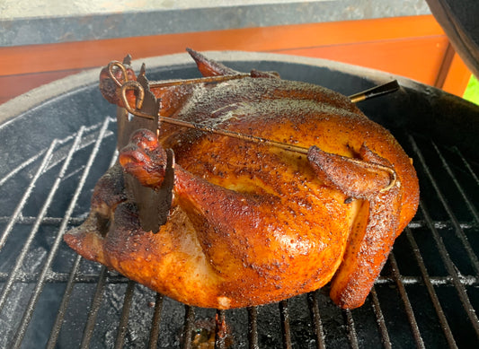 Simple Smoked Chicken on the Big Green Egg
